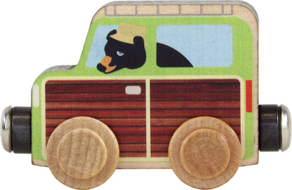 Name Train Wooden Railway System - Animals, Engines +