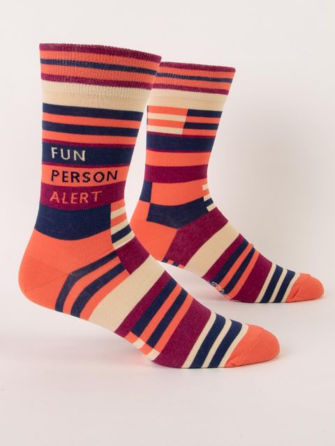 FUN PERSON ALERT - MENS CREW SOCKS