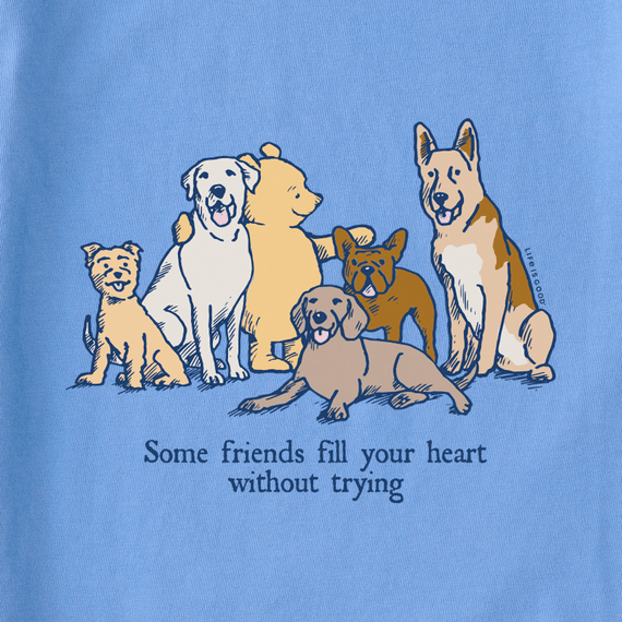 Women's Short Sleeve Winnie Friends Fill Your Heart Crusher Tee