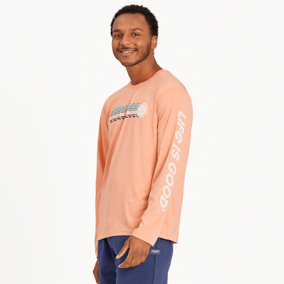 Men's Energetic Coin Long Sleeve Active Tee