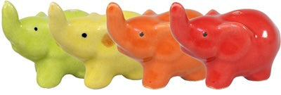 Baby Elephant Ceramic Incense Holder