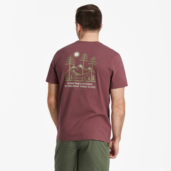 LIG The Right Thing Men’s Short Sleeve T-shirt - Mahogany Brown