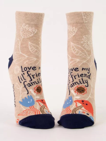 Love My Lil’ Friend Family - Women’s Ankle Socks