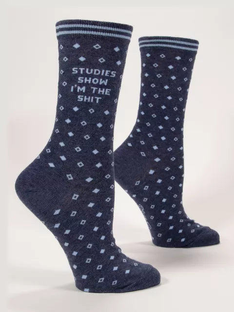 Studies Show I’m The Shit - Women’s Crew Socks