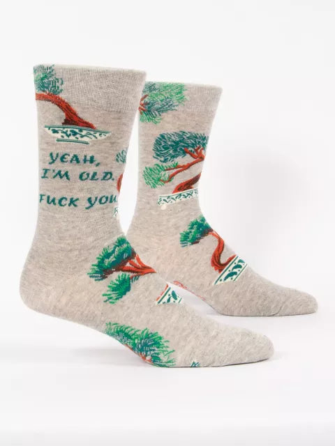 Yeah, I’m Old. Fuck You. - Men's Crew Socks