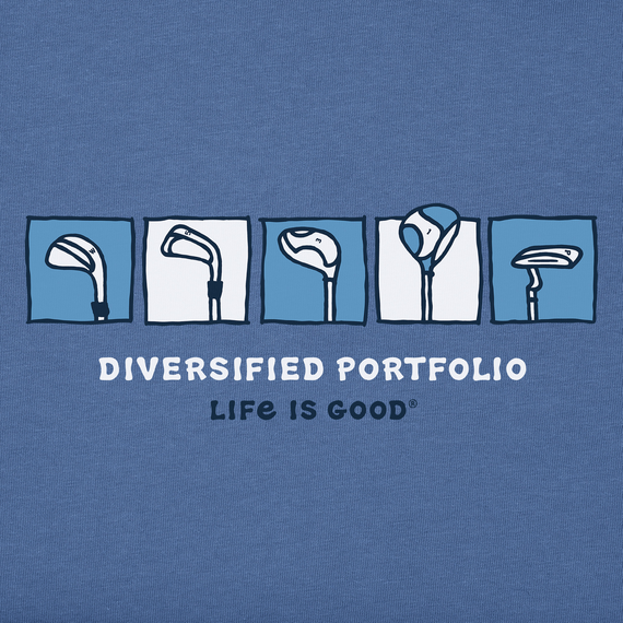 Diversified Portfolio Golf Clubs - Men’s Short Sleeve Crusher Tee / Vintage Blue