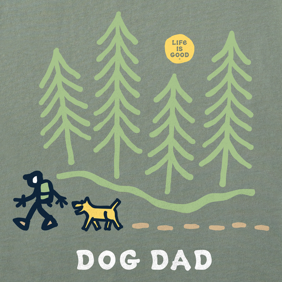 LIG Men's Jake Hike Dog Dad Crusher Tee