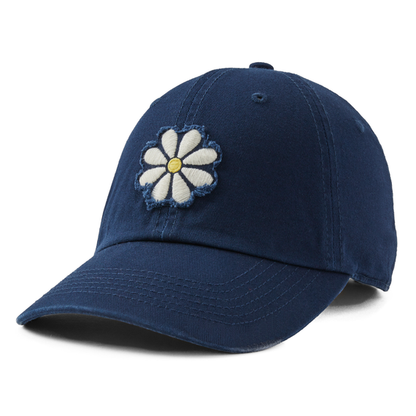 Daisy Tattered Chill Cap - Darkest Blue