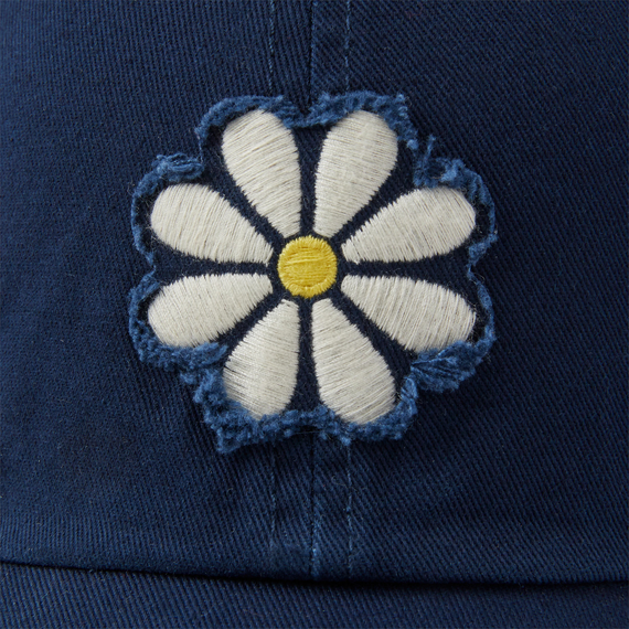 Daisy Tattered Chill Cap - Darkest Blue