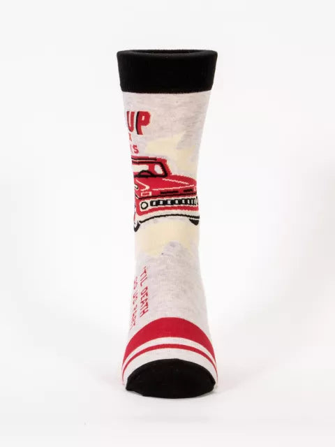 Pick Up Truck - Men's Crew Socks