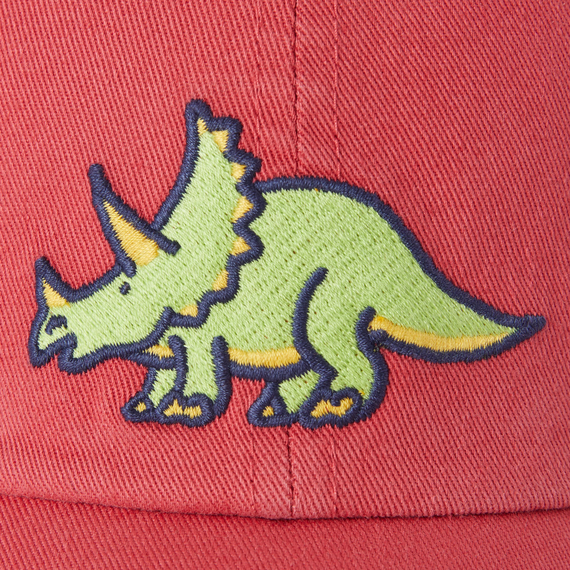 LIG Triceratops Kids Chill Cap - Faded Red