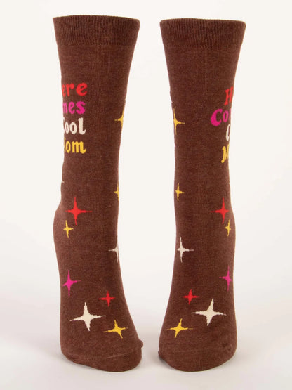 Here Comes Cool Mom - Women’s Crew Socks