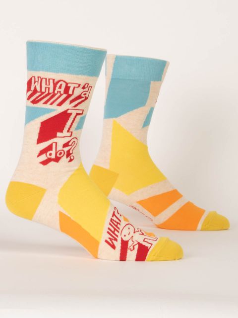 WHAT'D I DO? - MEN'S CREW SOCKS