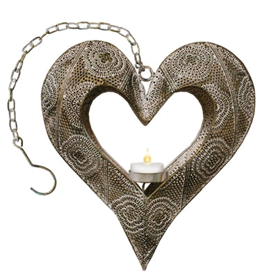 Ashia Heart Tea Light Holder (FMA275)