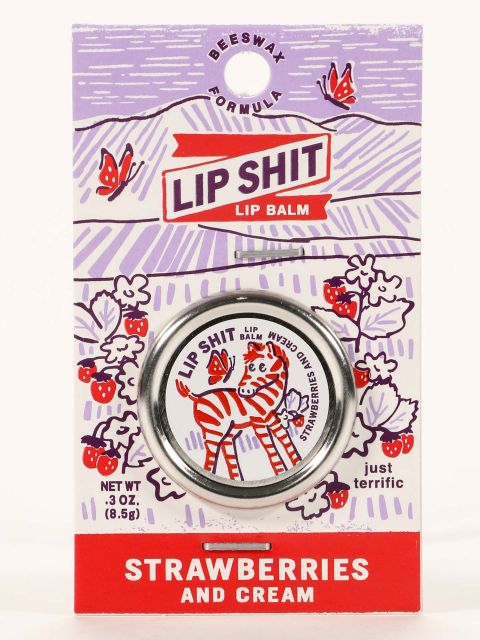 Lip Shit Lip Balm - Strawberry & Cream