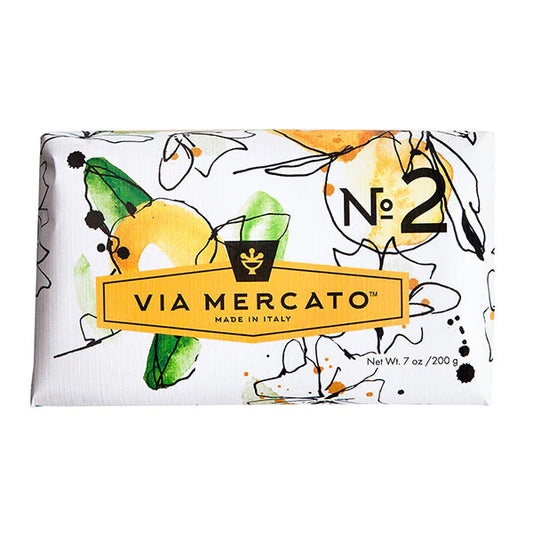 Green Tea & White Musk - Via Mercato Soap No. 2