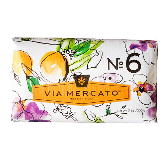 Fig, Orange Blossom & Cedarwood - Via Mercato Soap No. 6